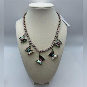 *New* Betsey Johnson Butterfly Charm Necklace